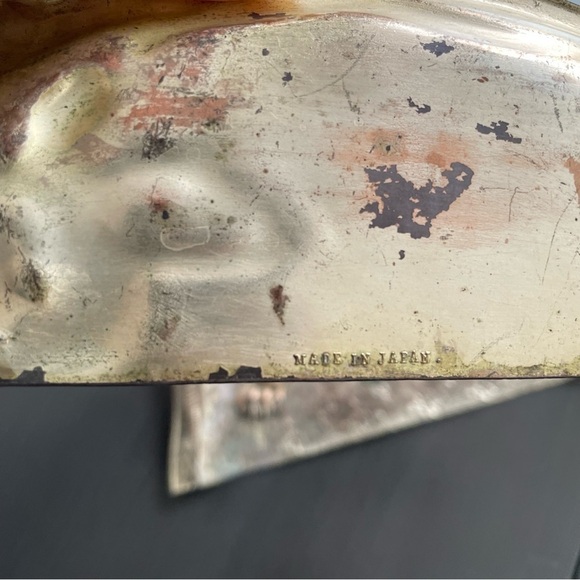 Vintage Japanese Raised Dragon Serpent Butler Crumb Set - Picture 7 of 12